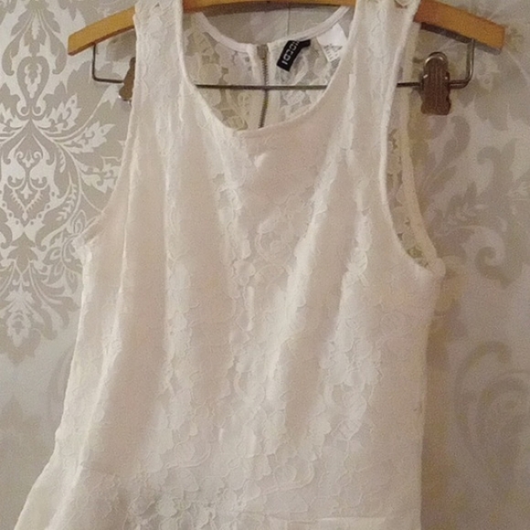 Divided baby doll lace top M - Picture 3 of 8